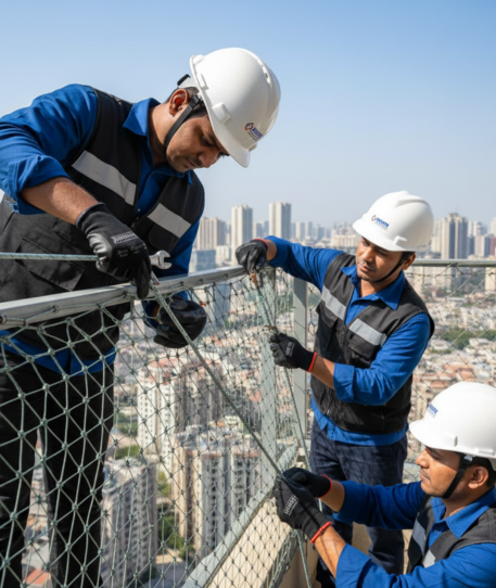 KNR Safety Nets Installation