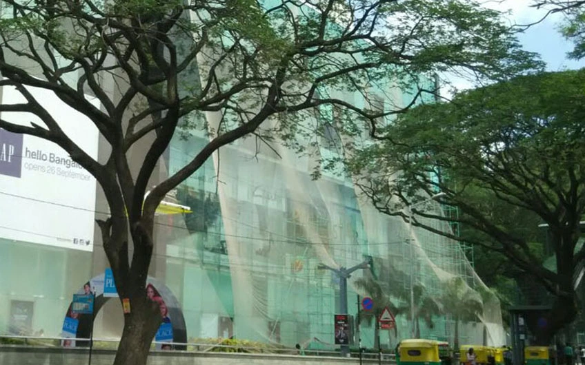 Glass Protection Nets installation in Hyderabad by KNR Safety Nets